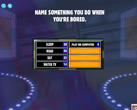 family fued steam|name something you tap.